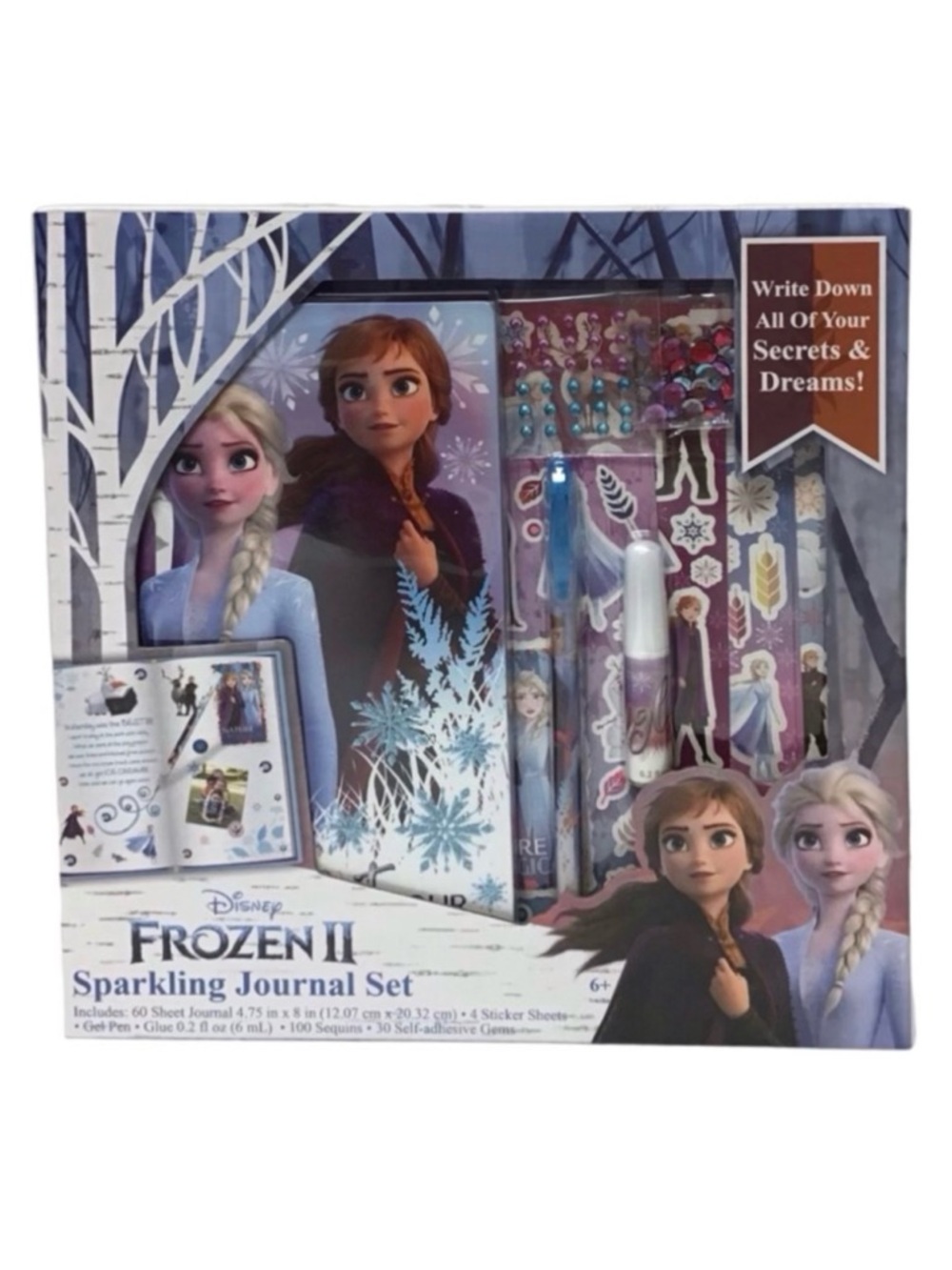 Disney’s Frozen II Sparkling Journal Set (NWT)